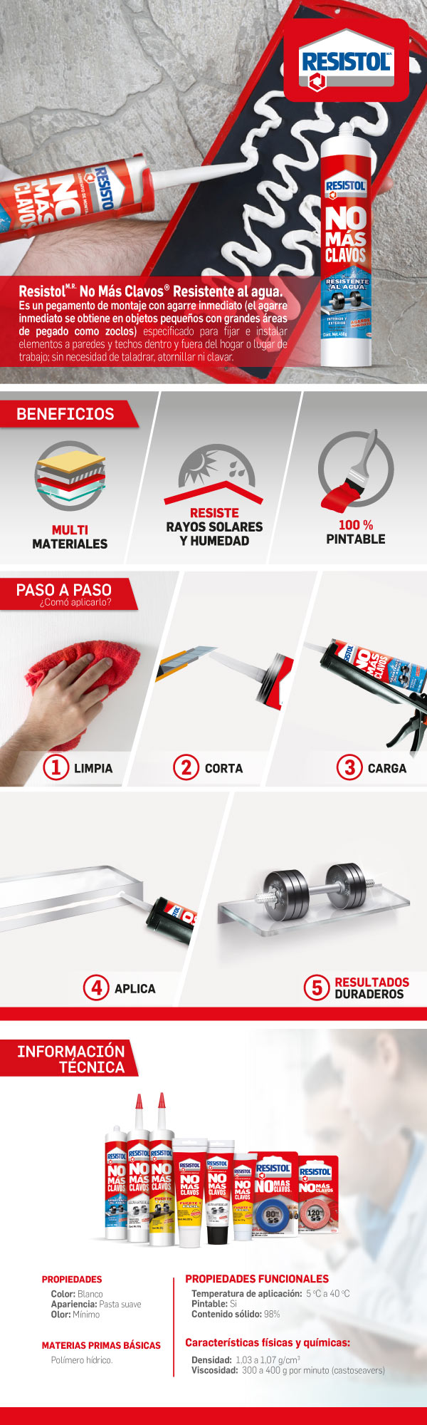 Resistol No Mas Clavos